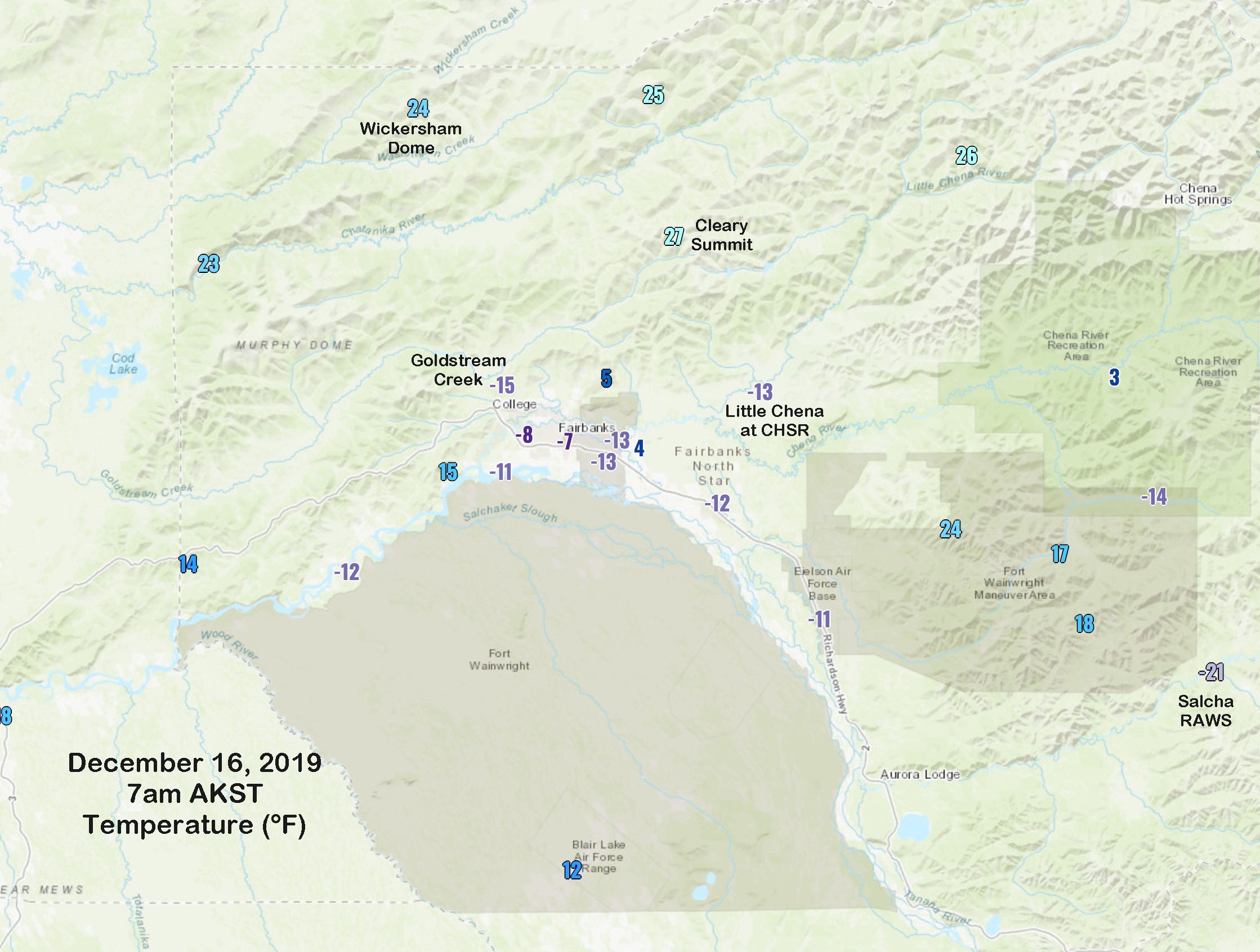 Temperature Inversion Alaska Temperature Inversions | Circle to Circle